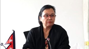 राज्य व्यवस्था समितिको सभापतिमा कांग्रेसकी ईश्वरी न्यौपानेले मनोनयन दर्ता गर्दै